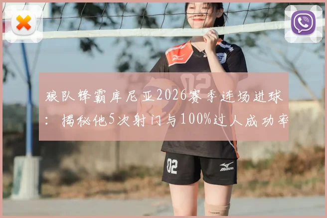 狼队锋霸库尼亚2026赛季连场进球：揭秘他5次射门与100%过人成功率的背后数据